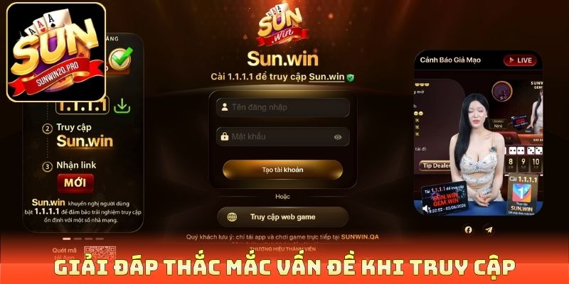 Đăng Nhập Sunwin - Hướng Dẫn Cách Truy Cập Không Chặn 3 Giải đáp thắc mắc vấn đề khi truy cập