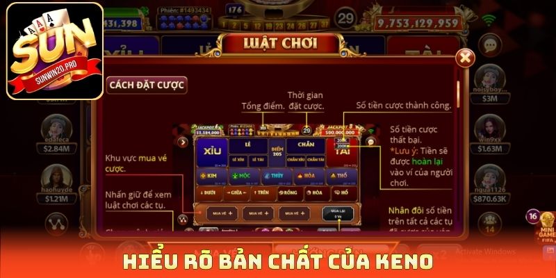Hiểu rõ bản chất của keno